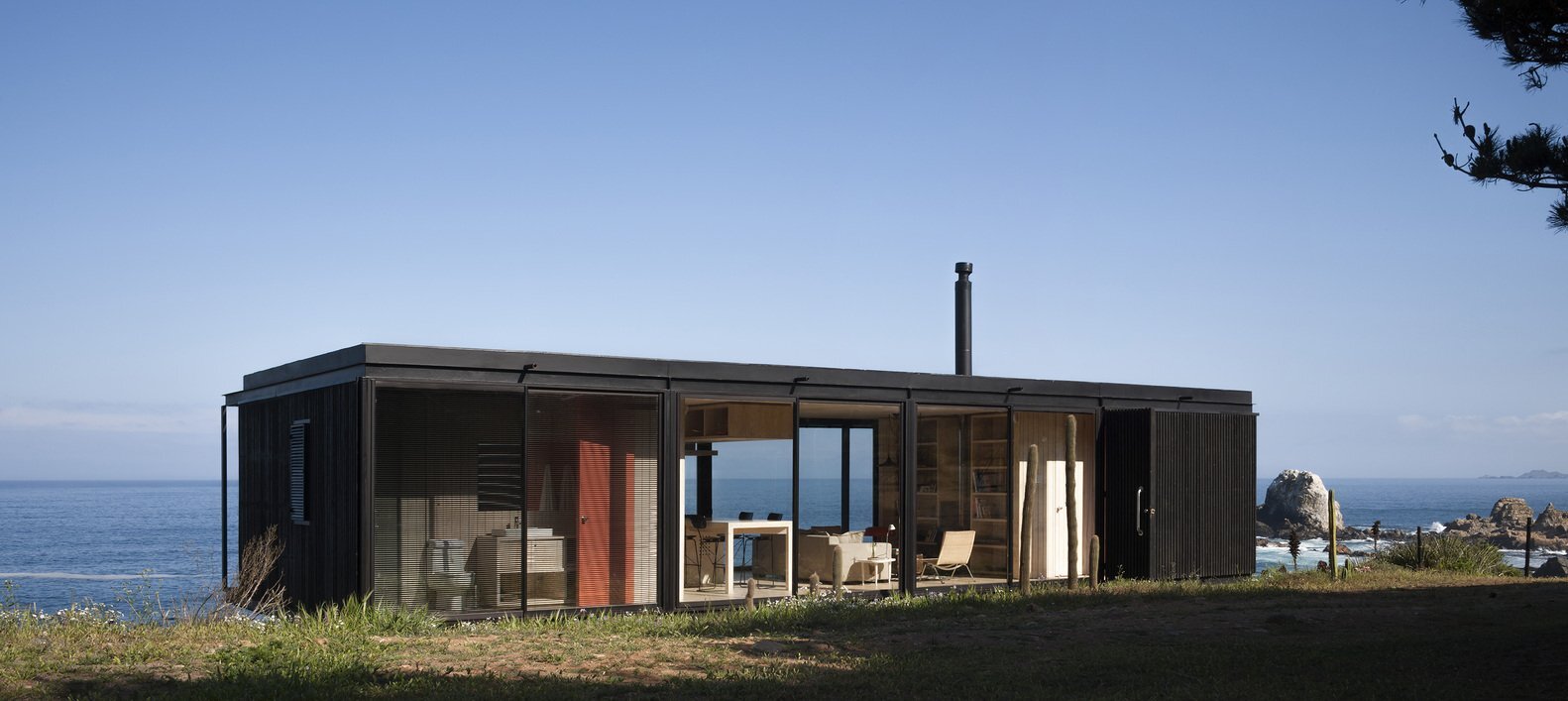 remote house - a small prefab home set on the coast of chile remote house - a small prefab home set on the coast of chile