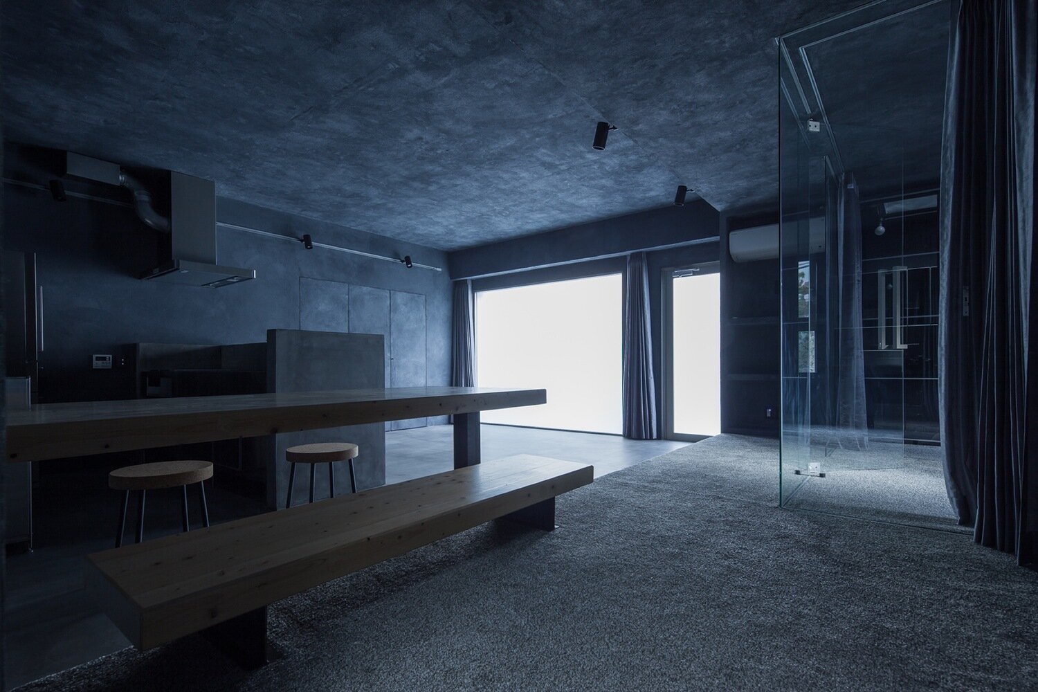 Shibuya Apartment 202 – A Cave-Like Retreat by Hiroyuki Ogawa Architects Shibuya Apartment 202 - Hiroyuki Ogawa Architects - Japan - Living Area 2 - Humble Homes