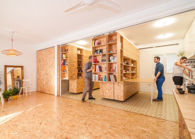 Small Apartment Doubles Up On E With Moving Walls