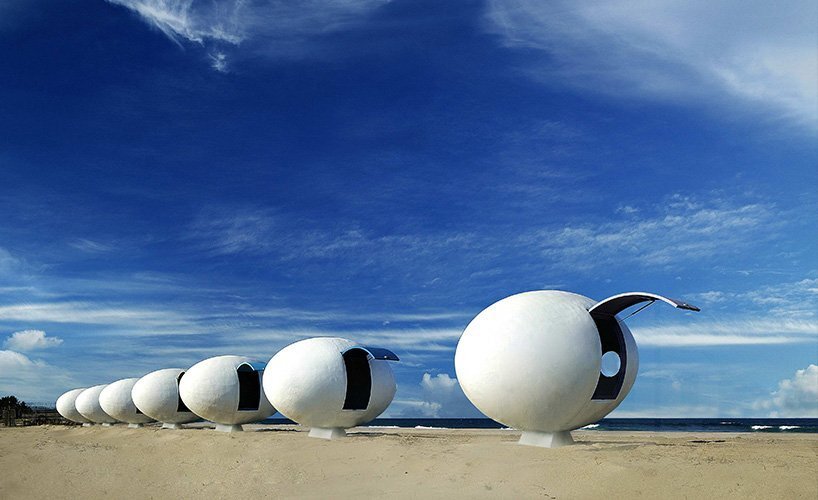 Outdoor Living Capsules Yoon Space Song Pyoung Albang Korea Exterior Humble Homes